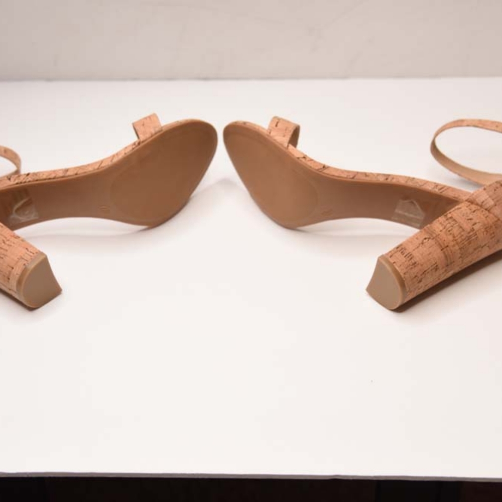 Cork  open toe heel - Picture 3 of 6
